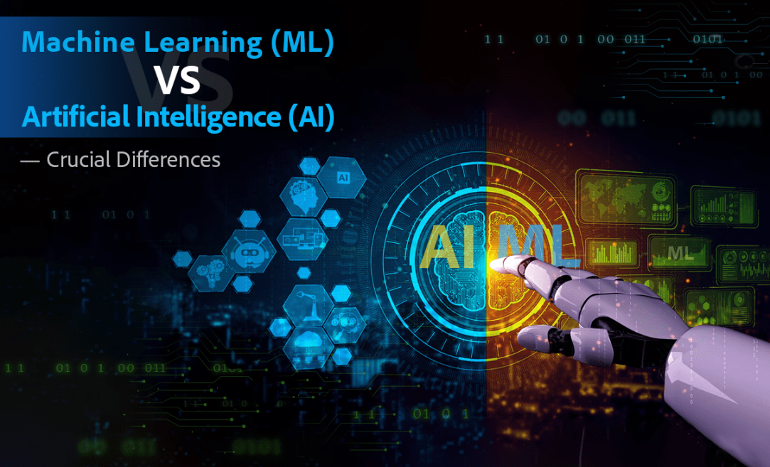 Machine Learning (ML) vs Artificial Intelligence (AI)